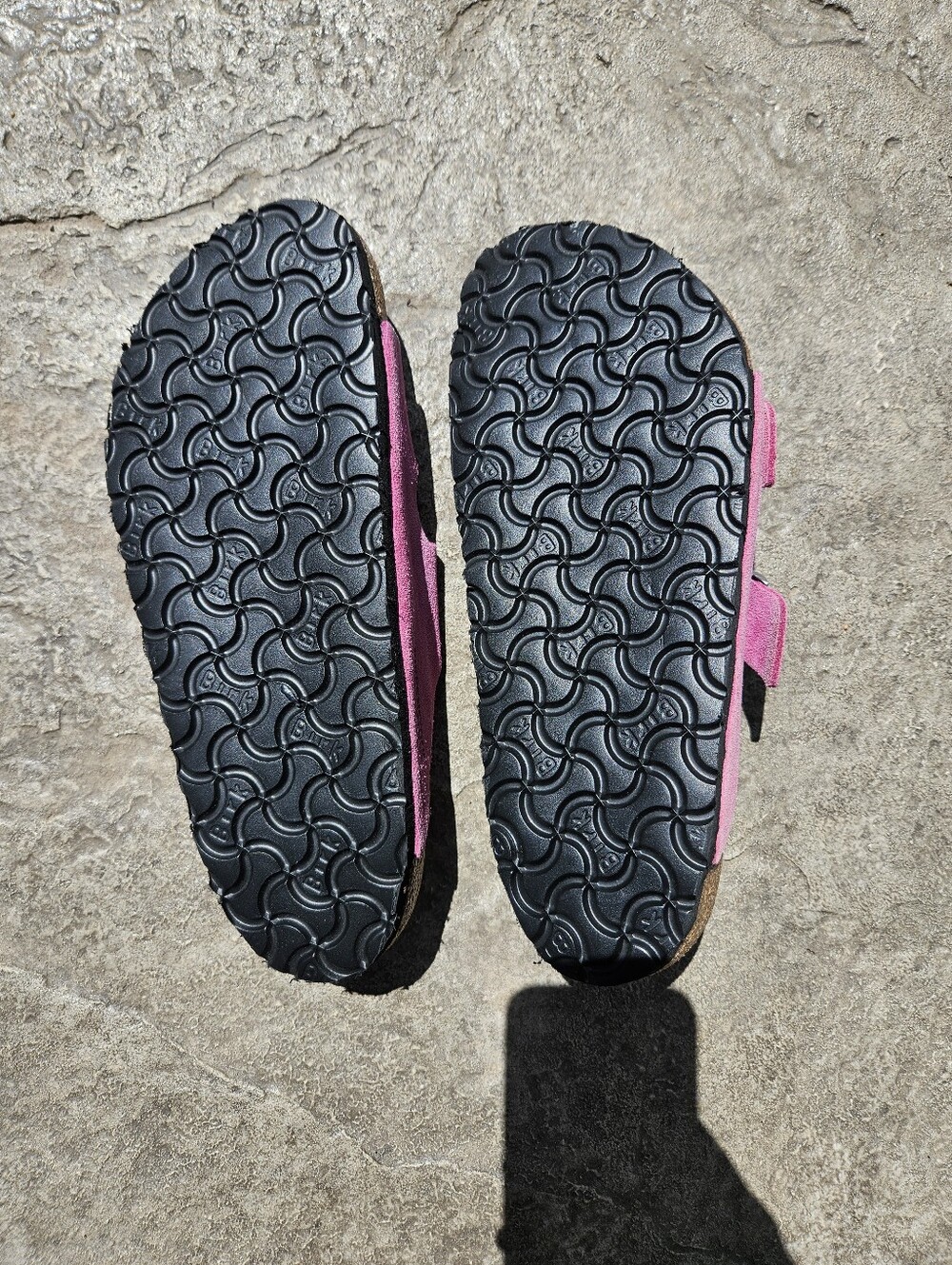 Birkenstock Arizona Shimmering Tulip Fuchsia Suede 40 R - Picture 5 of 5
